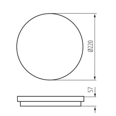 Plafoniera LED BENO 12/18W ciepły/neutralny/zimny biały 38778 KANLUX  (38778)